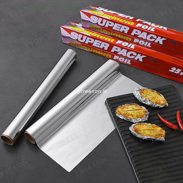 Aluminium Foil Roll Low Thick 37.5 sqft / 25 sqft