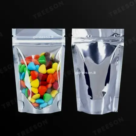Aluminium Foil Ziplock Bag With One Side Transparent - Image 2