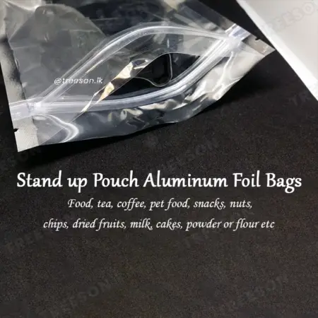 Aluminium Foil Ziplock Bag With One Side Transparent - Image 4