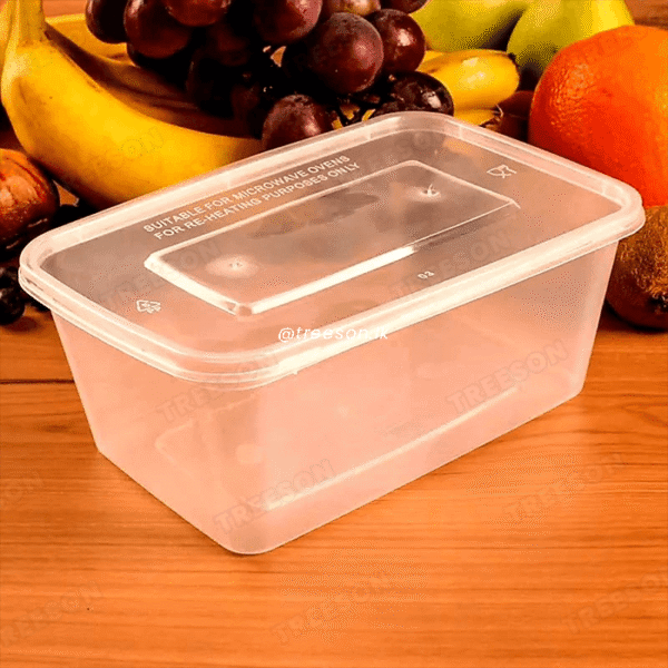 Disposable Food Container With Lid