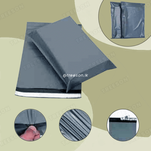 Tamper Proof Courier Bags - Dark Ash